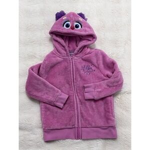 Seasame Street Place Workshop Seaworld Abby Hoodie Full Zip Pink Girls Large YS